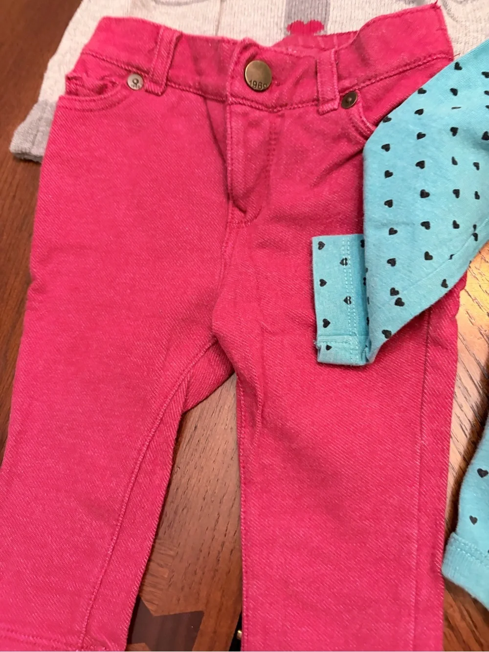 Baby Girl Clothing Bundle 6-12M Gap Hoodie Jeans Cardigan Bodysuit 5 Pieces